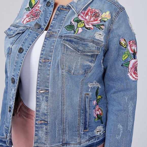 lane bryant jean jacket